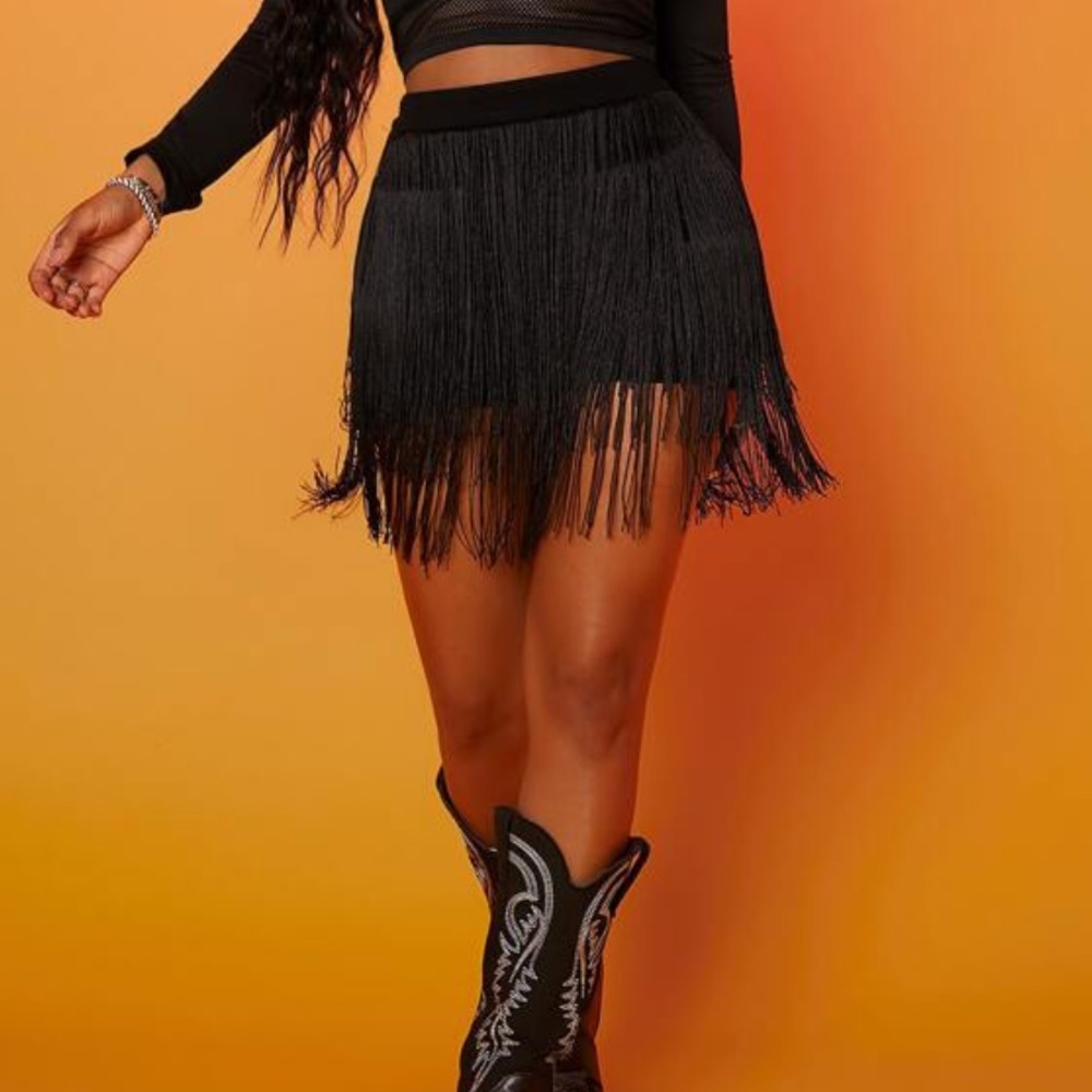 Shein SXY shorts with fring - size large